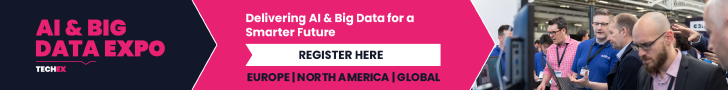 Banner for AI & Big Data Expo where attendees will learn about regulatory issues such as the AI Diffusion Rule and more.